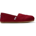 thumbnail image 1 of TOMS Mens Espadrilles Alpargata Classic Slip On Canvas Casual Flat Shoes - Red, 1 of 4