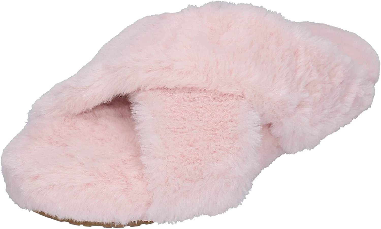 TOMS Susie Womens Slippers Sandals in 6 Pink Faux Fur - Walmart.com