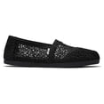 thumbnail image 1 of TOMS Women's, Alpargata Cozy Slip-On 9.5 Black Moroccan Crochet, 1 of 11