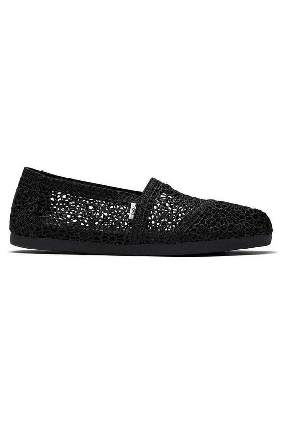 ?? TOMS Women's Alpargata Moroccan Crochet Slip-On Shoes Flats 100% ORIGINAL BRAND