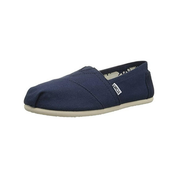 TOMS Women's Classic Flat Navy Alpargata Slip-On