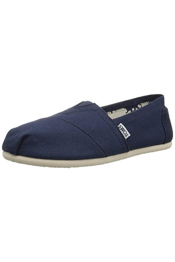 Women's Classic Flat Navy Alpargata Slip-On