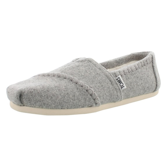 TOMS Women's Classics Drizzle Grey Wool/Faux Shearling 7 B US, Color: Drizzle Grey Wool/Faux Shearling