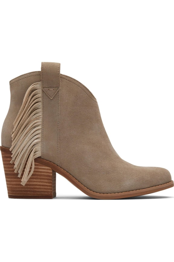 Women's Constance Ankle Boot, Dune Suede Fringe, 9