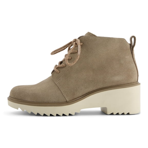 TOMS Women's Maude Lace Up Fashion Boot, Dune Suede, 9