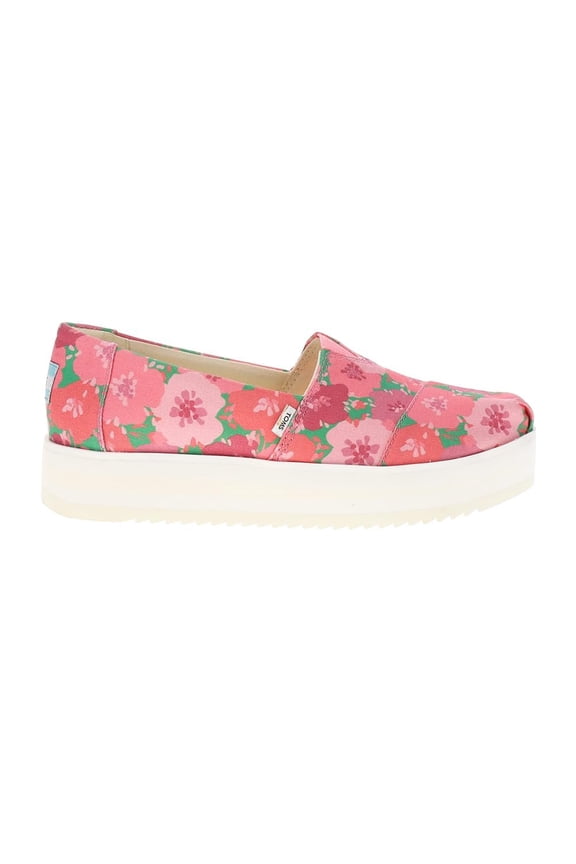 - Womens Alp Midform Espadrille, Color Pnk Multi Poppies, Size: 7.5 BM US