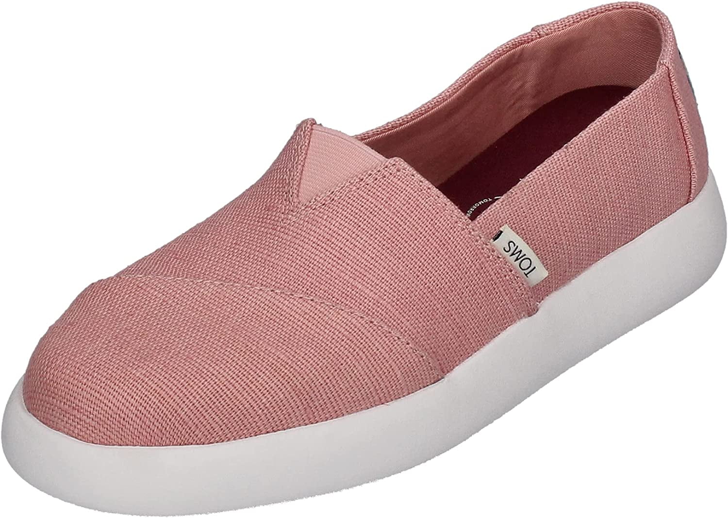 TOMS Womens Canvas Slip On Shoes Sneakers Flats Alpargata Espadrilles Dusty Pink Walmart Business Supplies