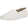thumbnail image 1 of TOMS Womens Alpargata Recycled Cotton Canvas Loafer Flat 5.5 White, 1 of 8