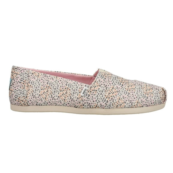 TOMS Womens Alpargata Leopard Slip On  Flats Casual Shoes