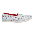 thumbnail image 1 of TOMS Womens Alpargata StarsPlaid Patriotic Slip On  Flats Casual Shoes, 1 of 1