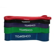 TOMSHOO 208cm Workout Loop Band Pull Up Assist Band Stretch Resistance Band Powerlifting Bodybulding Yoga Exercise Fitness Assist Mobility Band for Men and Women