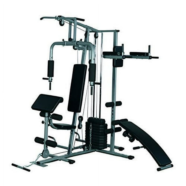 TOMSHOO Complete Home Fitness Station Gym Machine w 100 lb Stack