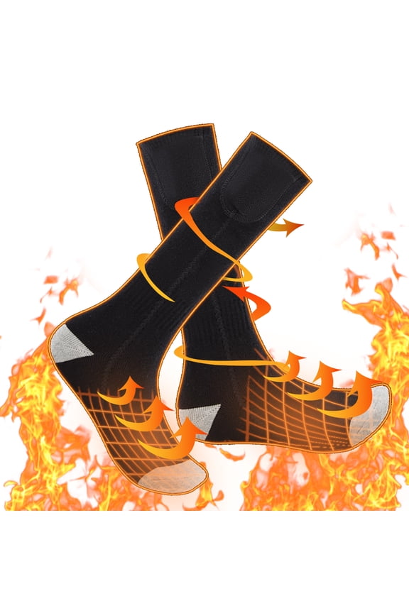 Heated Socks for Men Women, Washable Electric Thermal Warming Socks for Hunting Winter Skiing Outdoors