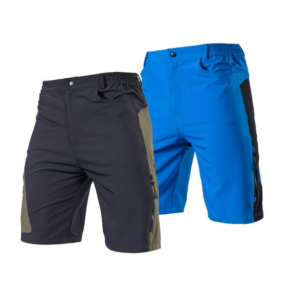 TOMSHOO Men's Baggy Cycle Shorts Breathable Loose-Fit Outdoor Sports Cycle Running Shorts