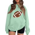 thumbnail image 1 of TOMVIGX Game Day Outfits for Women Oversized Cute Graphic Sweatshirt Touchdown Football Mom Tops Tailgate Season Sunday Funday Pullover, 1 of 5
