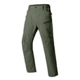 thumbnail image 1 of TOMVIGX Mens Work Pants Ripstop Stretch Hiking Pants Relaxed Fit Waterproof Trousers Breathable Outdoor Travel Hunting Green Cargo Pants with Multiple Pockets 3XL, 1 of 5