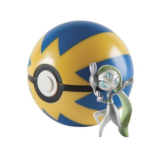 TOMY 20th Anniversary Clip n Carry Pokeball Meloetta with Quick Ball Figure Set [20th Anniversary]