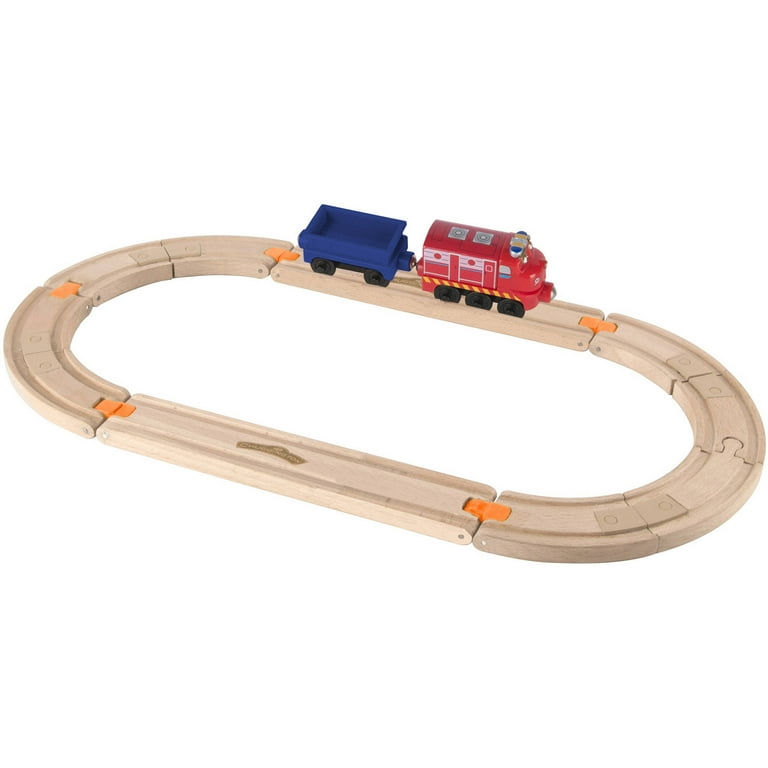 TOMY Chuggington Wooden Railway Easy Track Starter Set Wilson Rides the Rails