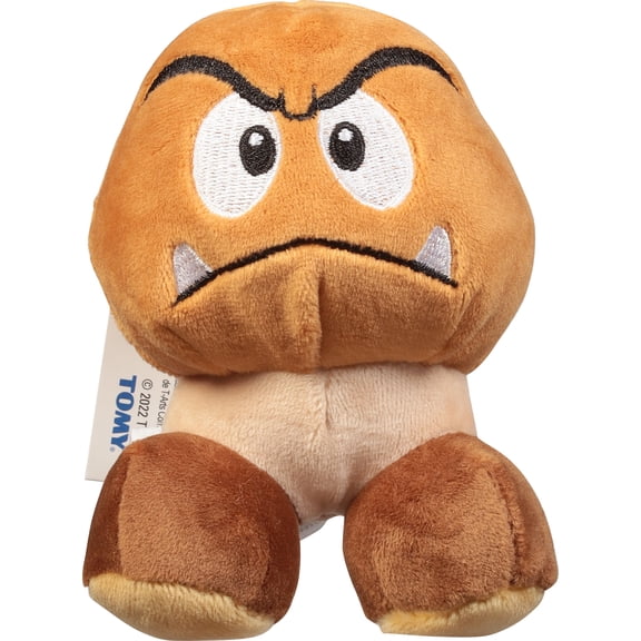 TOMY Club Mocchi-Mocchi Super Mario Mini Plush Characters 4-Inch (Goomba)