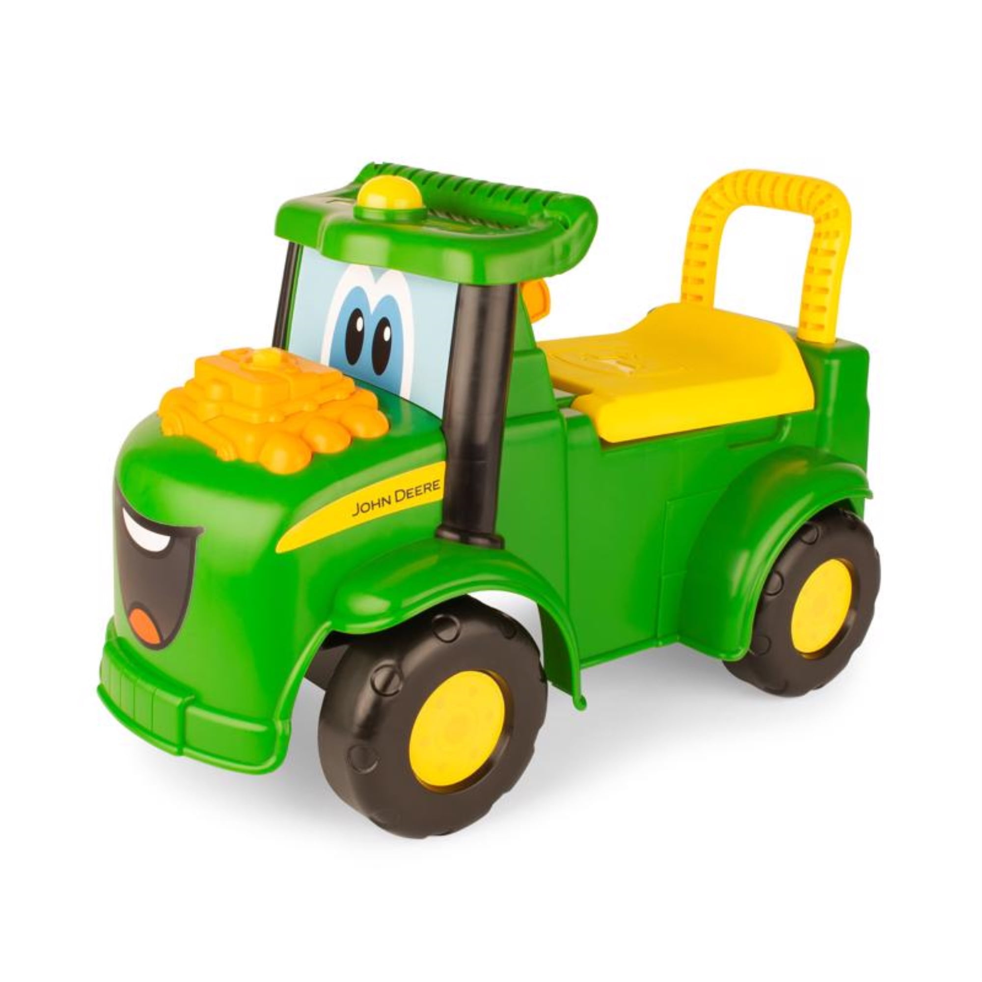 TOMY John Deere Johnny Tractor Ride On Toy for Kids Green Yellow Walmart