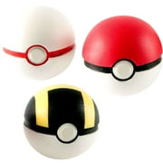 TOMY Pokemon Throw N Catch Poke Ball 3 Pack
