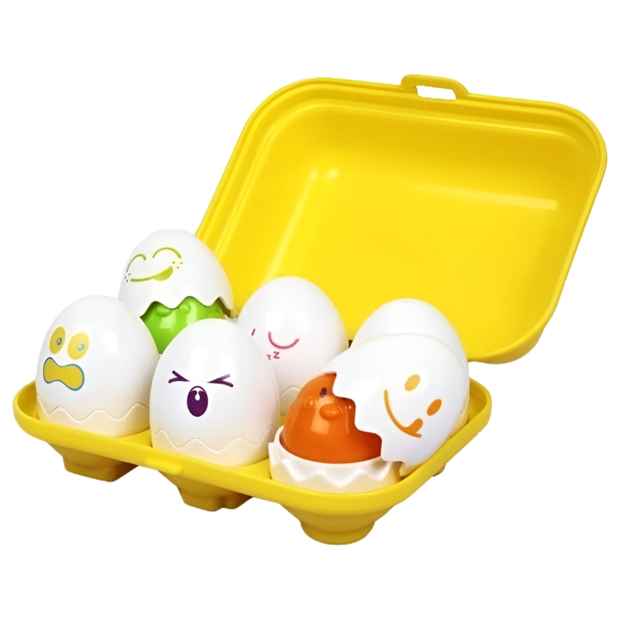 Egg Carton Tomy Hide Squeak Eggs Educational Sorting Toys For