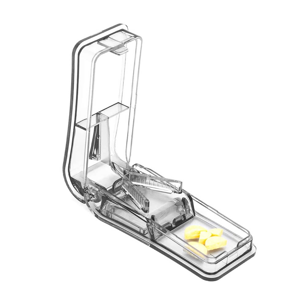 TONAIN 1PCS Pill Cutter, Professional Pill Splitter with Stainless Steel Blade for Cutting Small Pills or Large Pills in Half, Safety Medicine Slicer, Medication Vitamin Divider, Cutting Cleanly