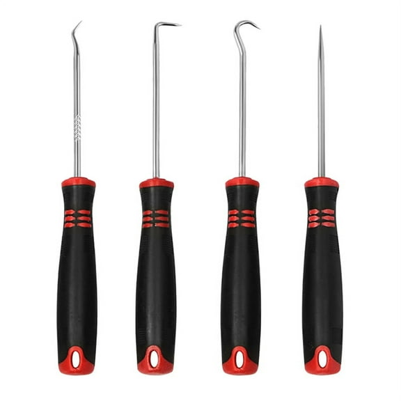 TONAIN 4-Pack Precision Hook and Pick Set for Automotive Hand Tools
