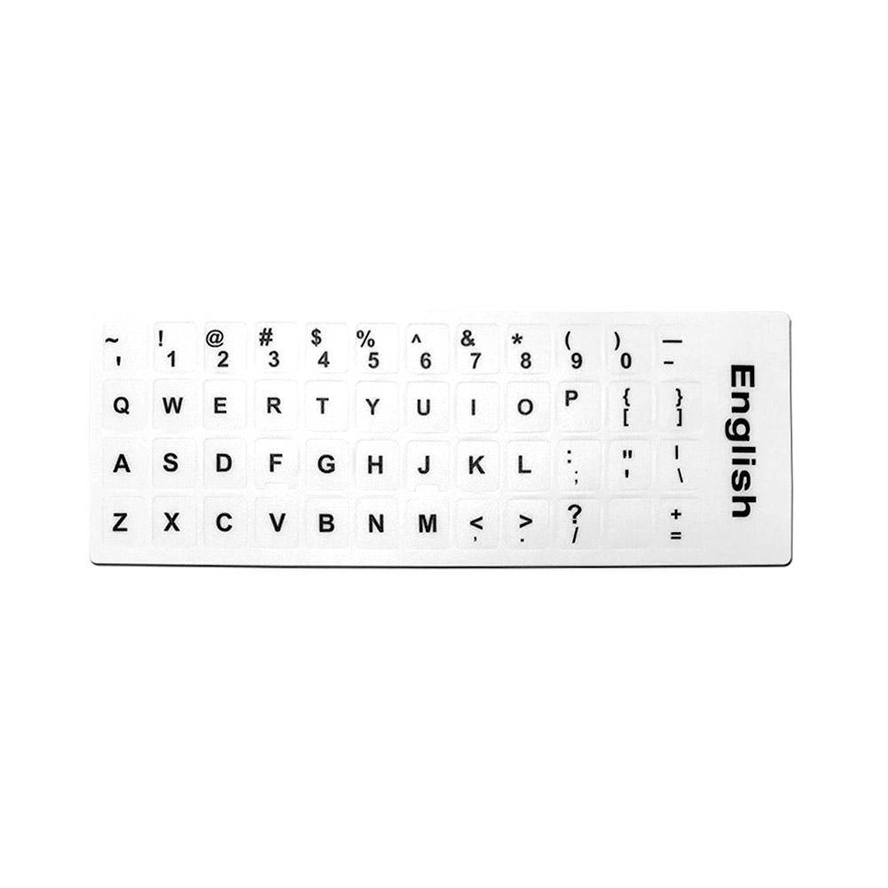 TONAIN English Letters Keyboard Stiers Frosted PVC T Keyboard Computer ...
