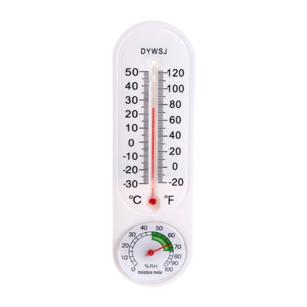 TONAIN Indoor Vertical Thermometer Hygrometer Wall-mounted Greenhouse Temperature and Humidity Meter