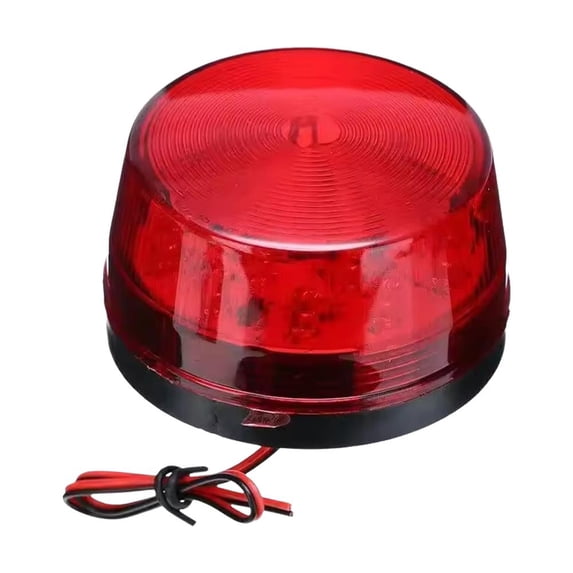TONAIN Mini Red Strobe Siren Wired Alarm Flash Light D C12V/AC AU