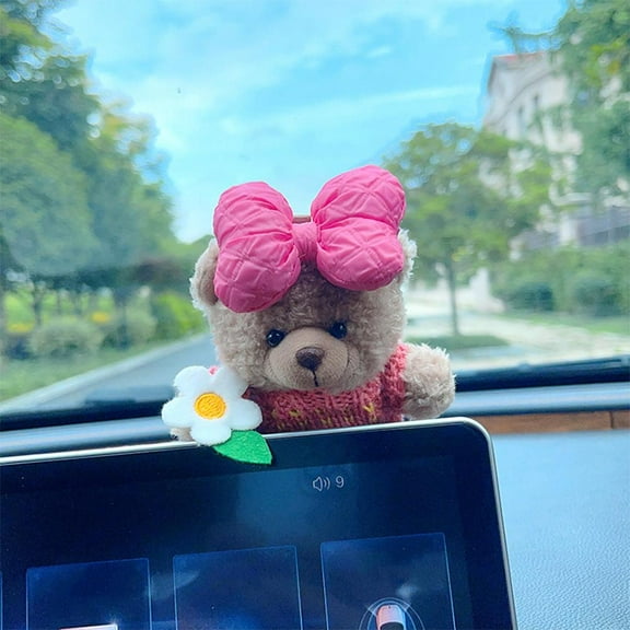 TONAIN P Bear Car Ornaments Car Dashboard Auto Interior Dections Sn Decor R8