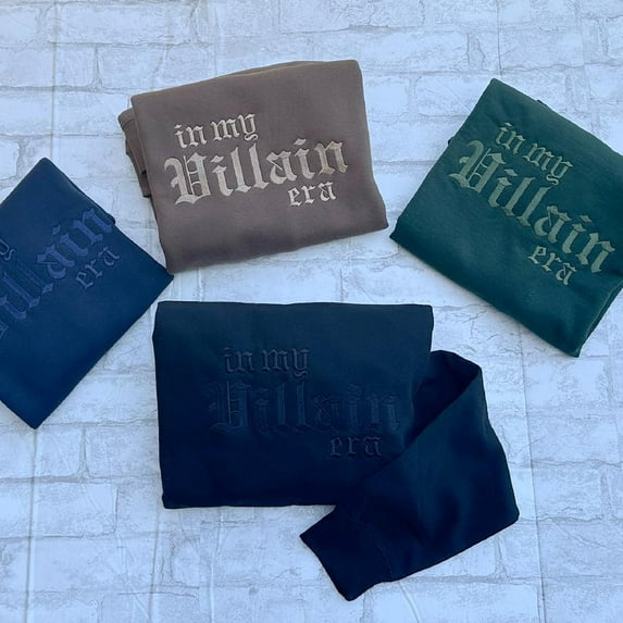 TONAL In My Villain Era Embroidered Crewneck Sweatshirt