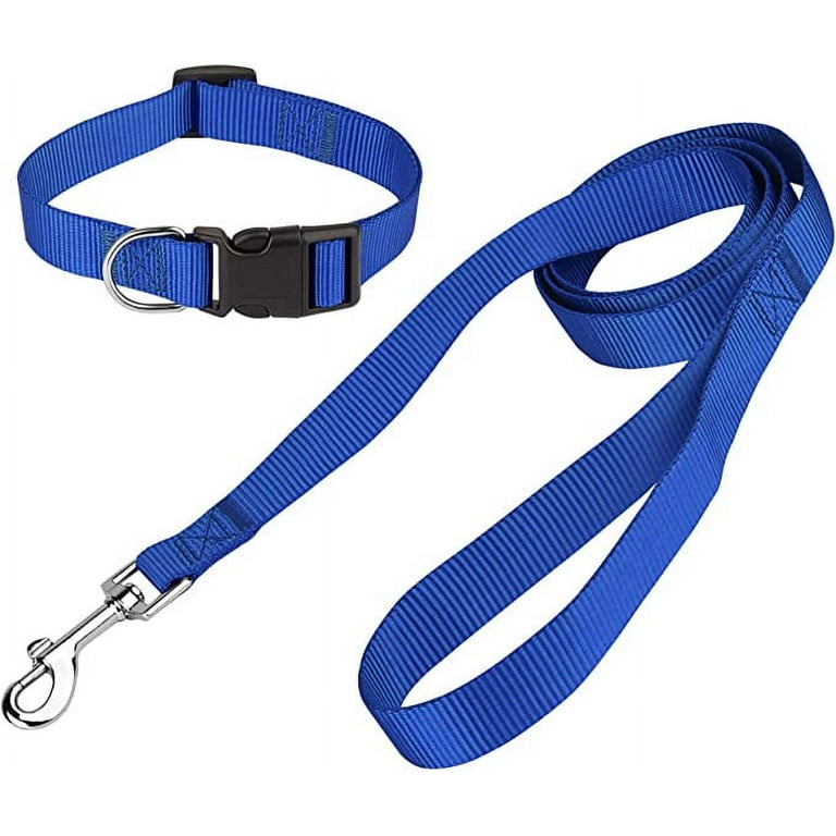 Blue puppy collar and lead deals