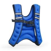 TONE Fitness Neoprene Weighted Vest, 12 Pounds, Blue