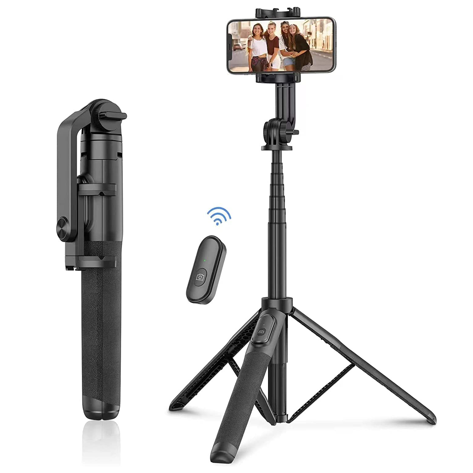 ONN™ 30 in. Bluetooth Wireless Selfie Stick Versatile Design with Built