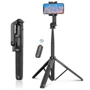 TONEOF 64" Selfie Stick Tripod for Cellphone 4"-7", Phone Tripod Stand for iPhone and Android