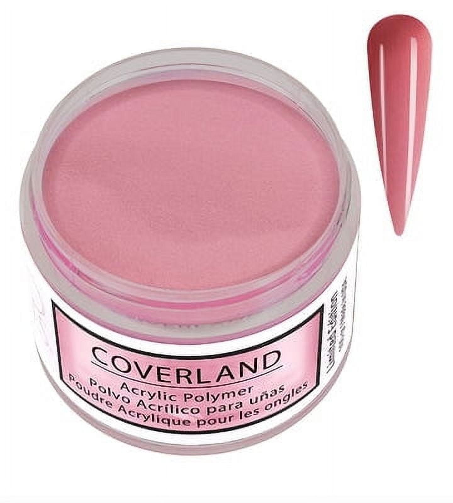 TONES COVER LAND ACRYLIC NAIL POWDER FRENCH ROSE | limited edition acrylic powder for nail design | sculpting and masking bed imperfections | nail supplies (1.5 oz)