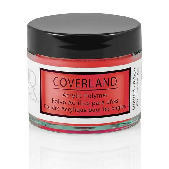 TONES COVER LAND ACRYLIC NAIL POWDER IRRESISZBLE RED| LIMITED EDITION ACRYLIC POWDER FOR NAIL DESIGN | SCULPTING AND MASKING BED IMPERFECTIONS | NAIL SUPPLIES (1.5 OZ)