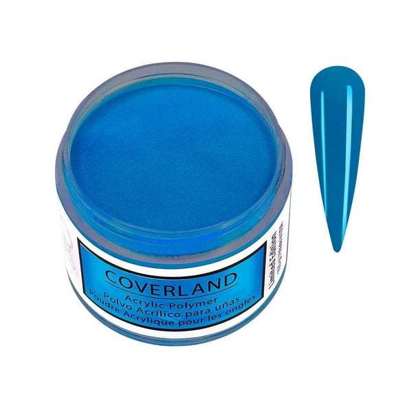 TONES COVER LAND ACRYLIC NAIL POWDER SURE-KEN BLUE| limited edition acrylic powder for nail design | sculpting and masking bed imperfections | nail supplies (1.5 oz)
