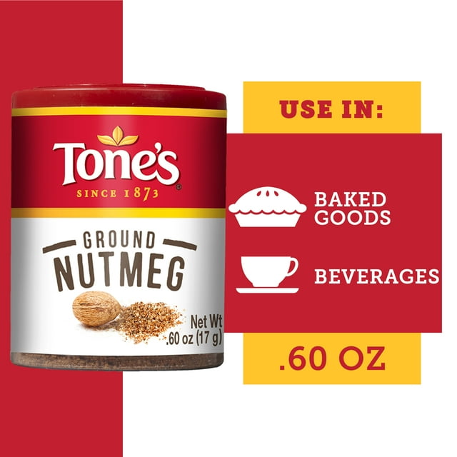 Tone's Ground Nutmeg, 0.60 oz