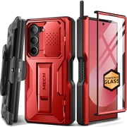 TONGATE Red Hard Shell Rugged Cell Phone Case for Samsung Galaxy Z Fold 6, 1 Count