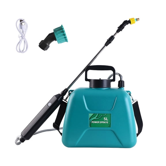 TONGMI Cordless Electric Power Garden Sprayer Rechargable Battery 1 Gallon Tanks for Lawn and Garden with Shoulder Strap
