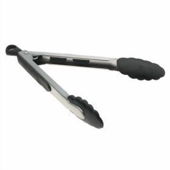 OXO Food Tongs Nylon Handle Stainless Steel Head - 9 Inch - Pack of 3 Residential Use, Standard Application