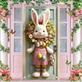 thumbnail image 1 of TONGYIJIA Easter Door Banner, 35x71 Inch Rabbit Door Curtain, Spring Party Outdoor Decoration, Vertical Hanging for Front Door, Festive Home Decor, 1 of 6