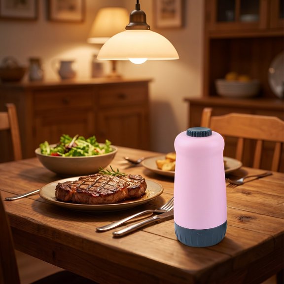 TONGYIJIA Salt Dispenser, Quantitative Press-Type Seasoning Control Bottle, Measured Sprinkle Shaker for Kitchen, Cooking, Meal Prep, Low Sodium Diet