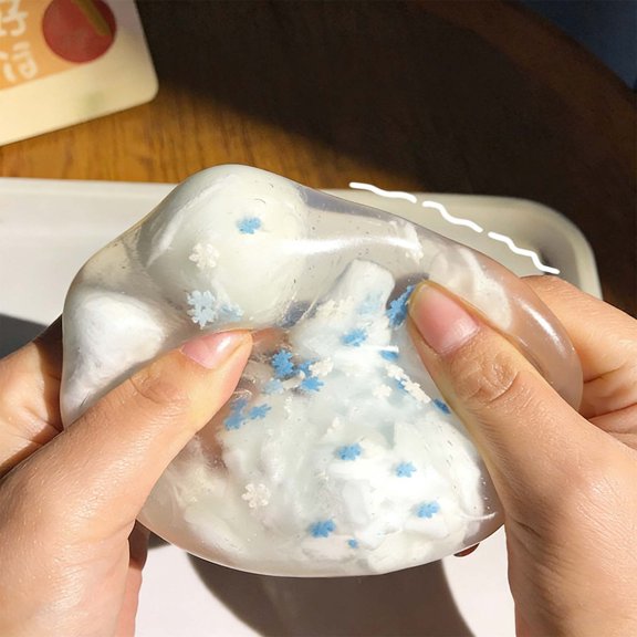 TONGYIJIA Stress Ball 3 Pack, Squeeze Sensory Toy Crack Shell Handmade, Crunch Sounds Anxiety Relief Fidget Desk Game, for Office Venting Adult Play