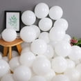 thumbnail image 1 of TONIFUL 100 Pack 10 Inch Thicken Light White Balloons,Large Macaron White Latex Helium Balloons for Birthday Wedding Reception Bridal Shower Party Decorations Supplies, 1 of 6