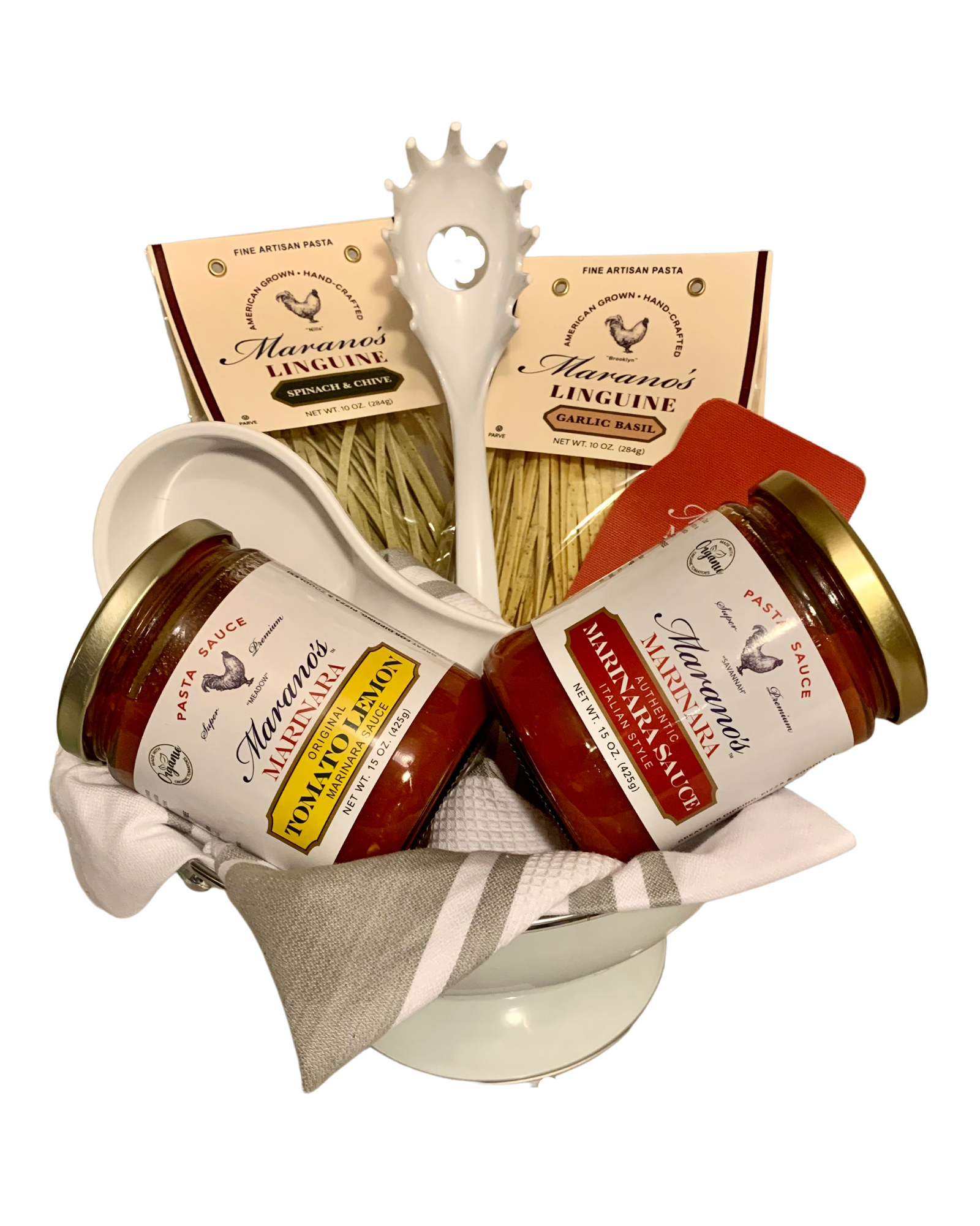 TONIGHT WE PASTA! Signature Gourmet 'Gray' Gift Basket from Marano