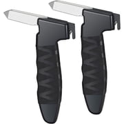 3 in 1 Car Door Handle for Elderly,Car Handle Assist Support Handle Multifunction Handle Car Door Latch Handle for Seniors & Handicapped,With Window Breaker Seatbelt CutterBlack, 2 Pcs